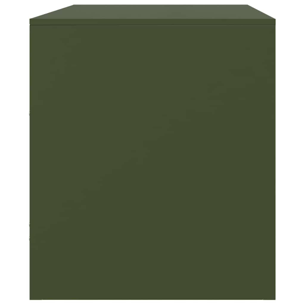 TV ormarić maslinasti 67 x 39 x 44 cm čelični