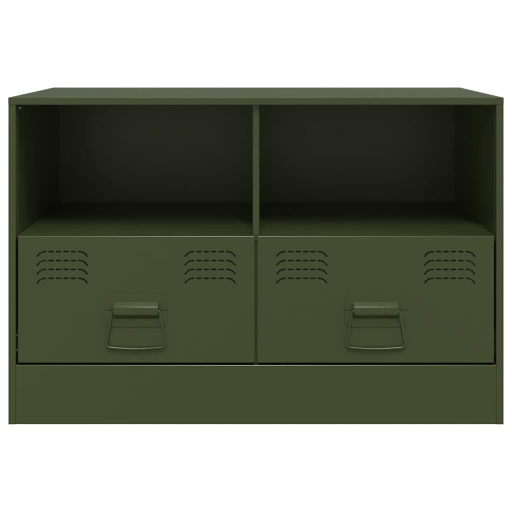TV ormarići 2 kom maslinastozeleni 67 x 39 x 44 cm čelični
