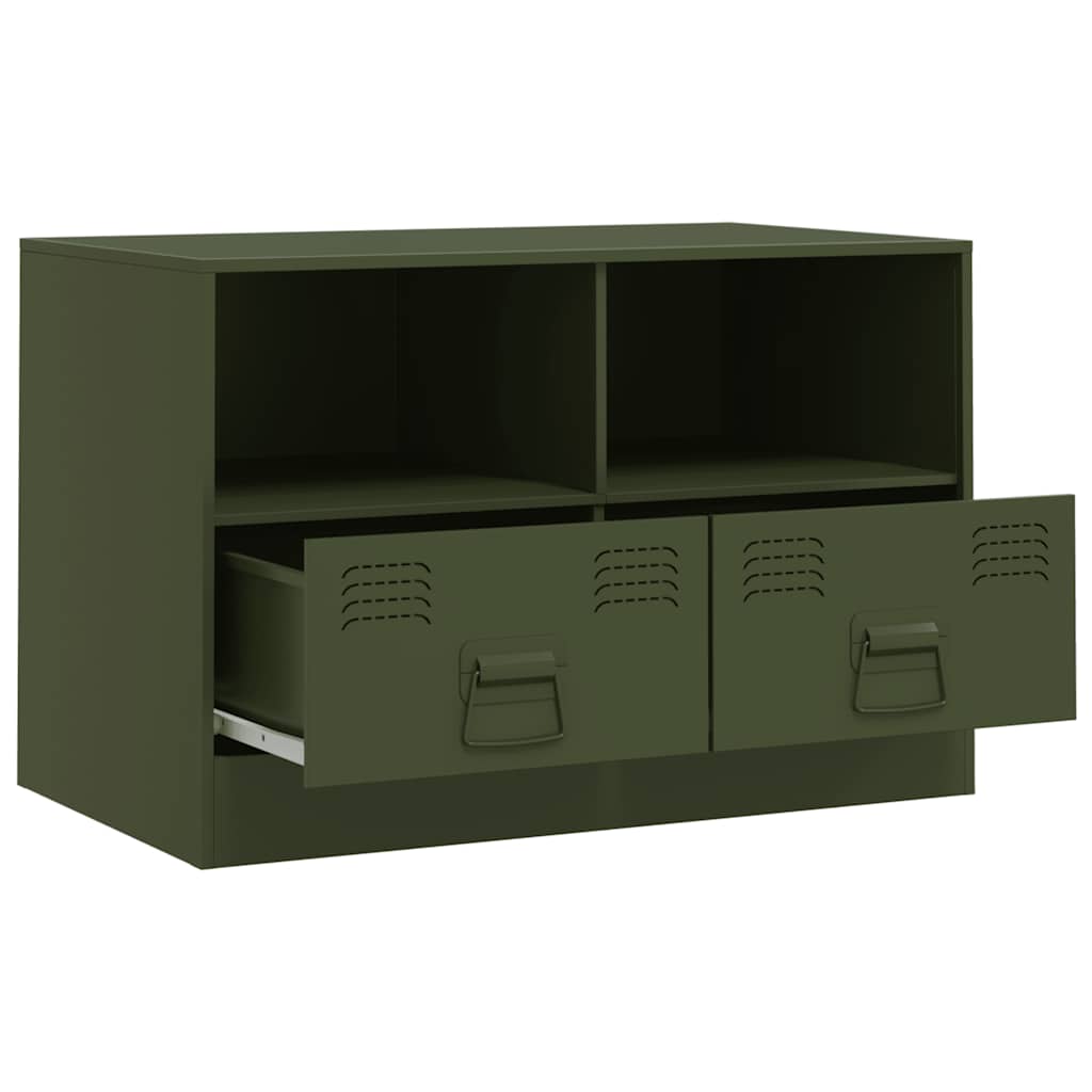 TV ormarići 2 kom maslinastozeleni 67 x 39 x 44 cm čelični