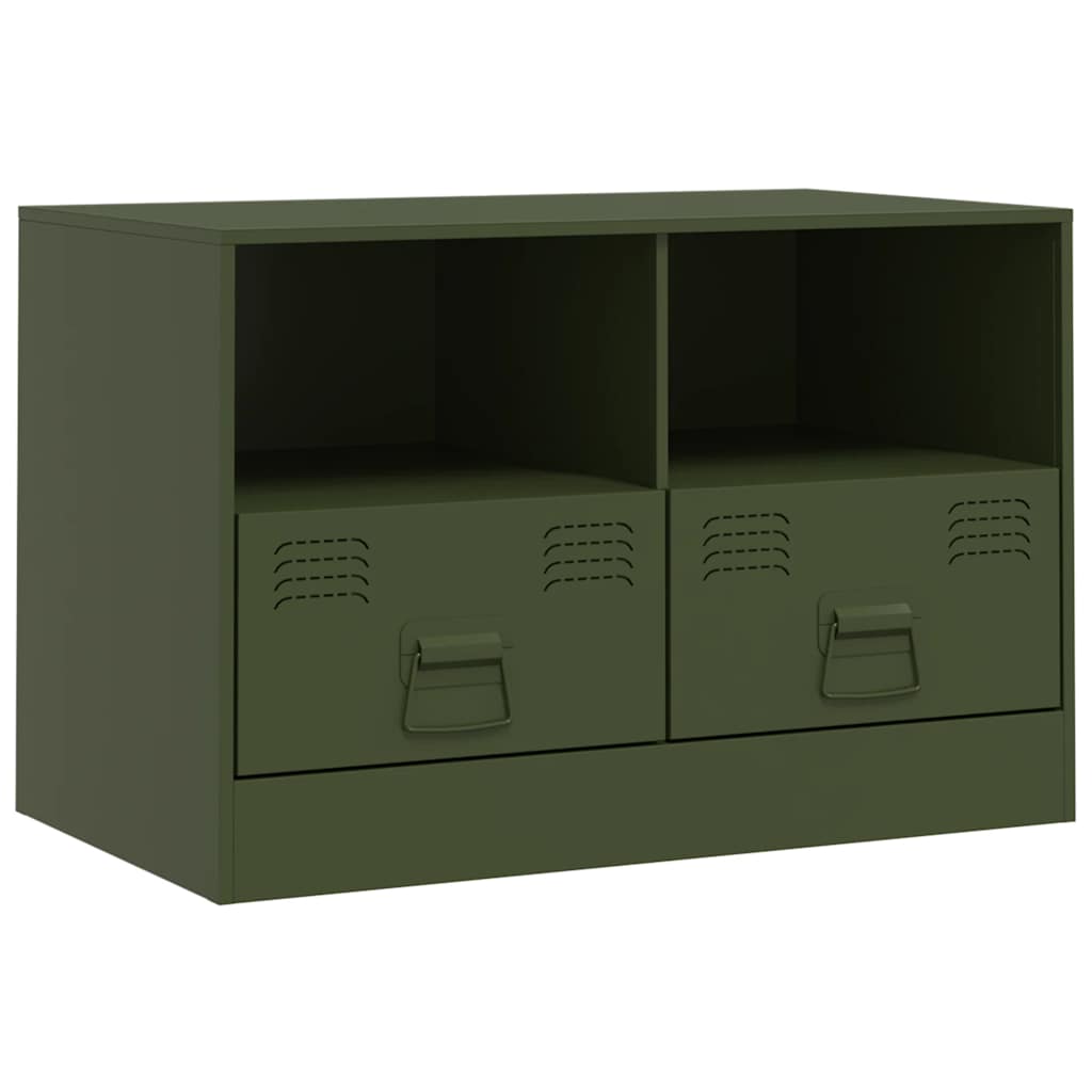 TV ormarići 2 kom maslinastozeleni 67 x 39 x 44 cm čelični