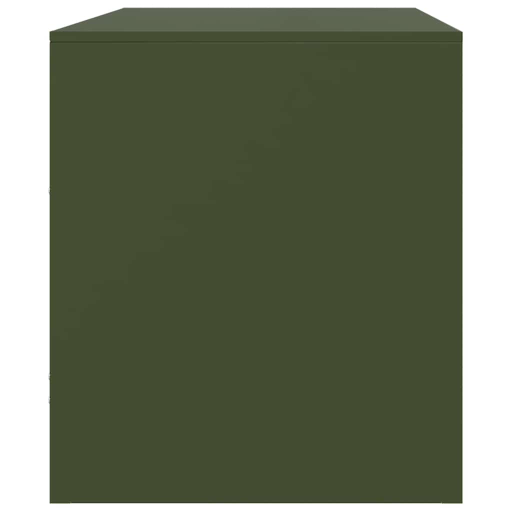 TV ormarići 2 kom maslinastozeleni 67 x 39 x 44 cm čelični