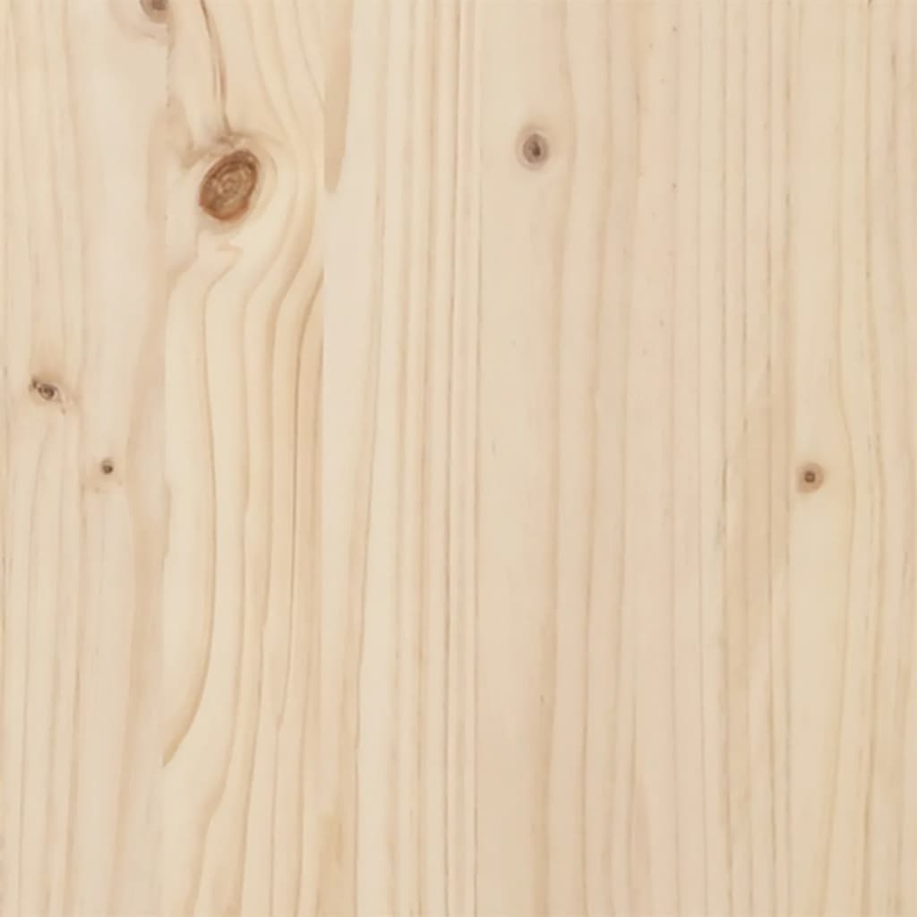 Okvir kreveta bez madraca 135 x 190 cm od masivne borovine