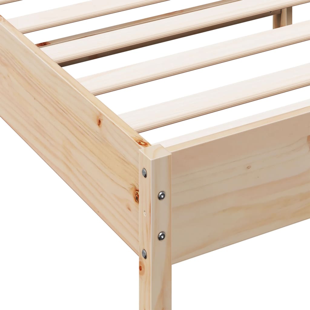 Okvir kreveta bez madraca 160 x 200 cm od masivne borovine