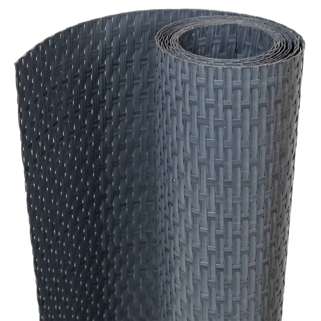 Balkonski zaslon antracit 300 x 90 cm od poliratana