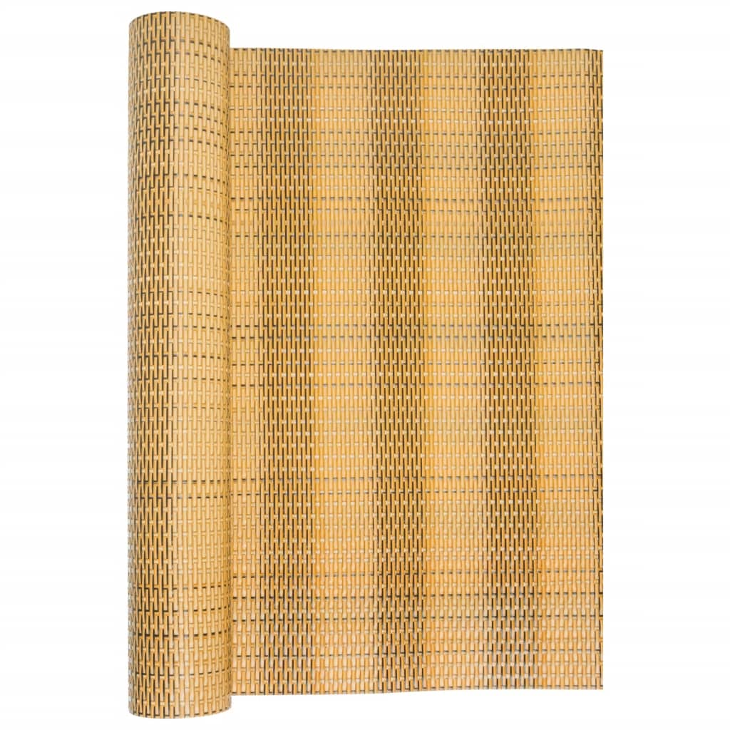 Balkonski zaslon svijetlosmeđi 400 x 90 cm od poliratana