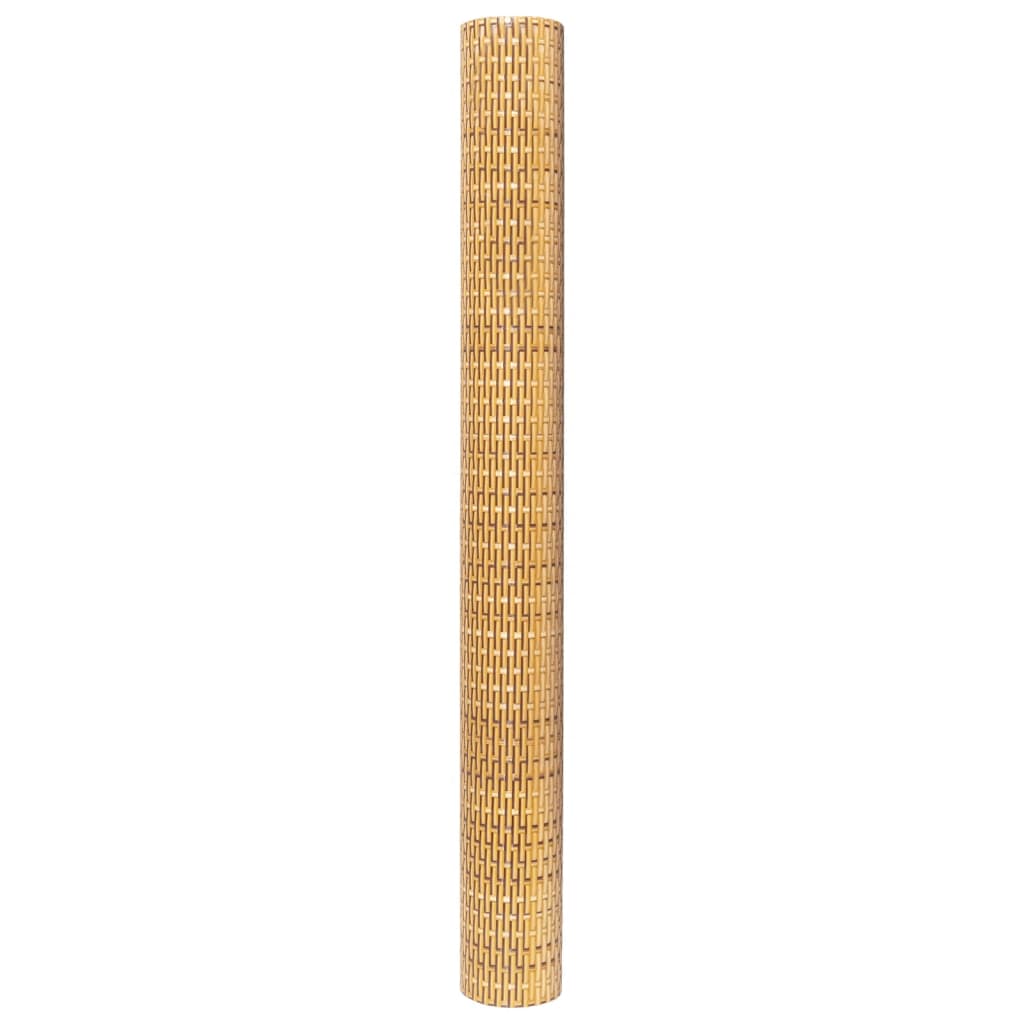 Balkonski zaslon svijetlosmeđi 400 x 100 cm od poliratana