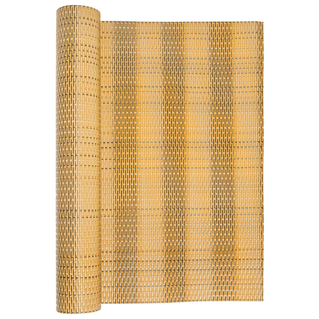 Balkonski zaslon svijetlosmeđi 500 x 80 cm od poliratana