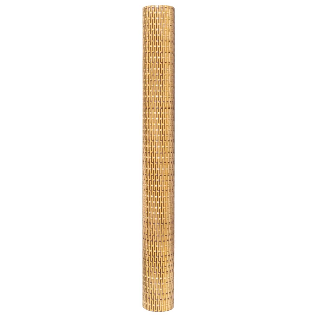 Balkonski zaslon svijetlosmeđi 500 x 80 cm od poliratana