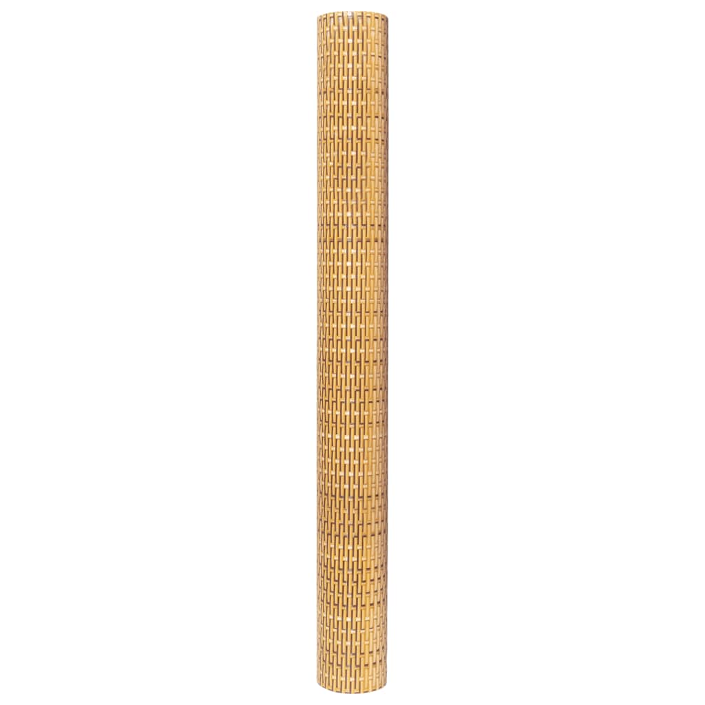 Balkonski zaslon svijetlosmeđi 500 x 90 cm od poliratana