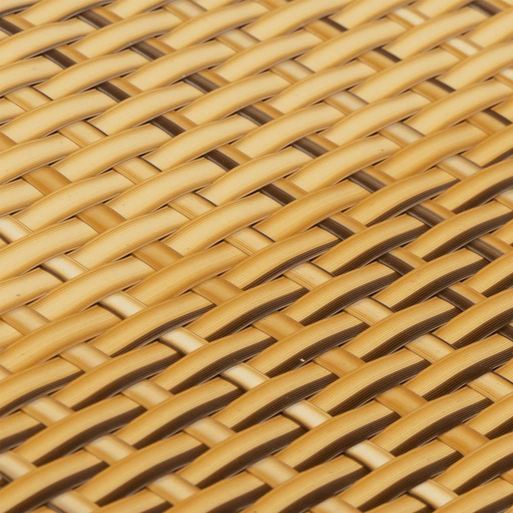 Balkonski zaslon svijetlosmeđi 600 x 80 cm od poliratana