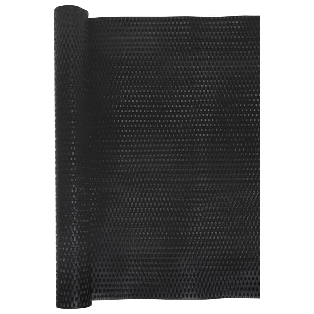 Balkonski zaslon crni 300 x 90 cm od poliratana