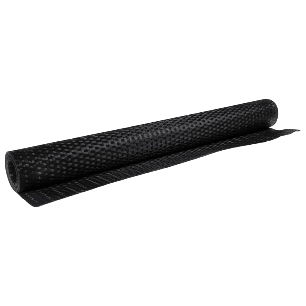 Balkonski zaslon crni 300 x 90 cm od poliratana