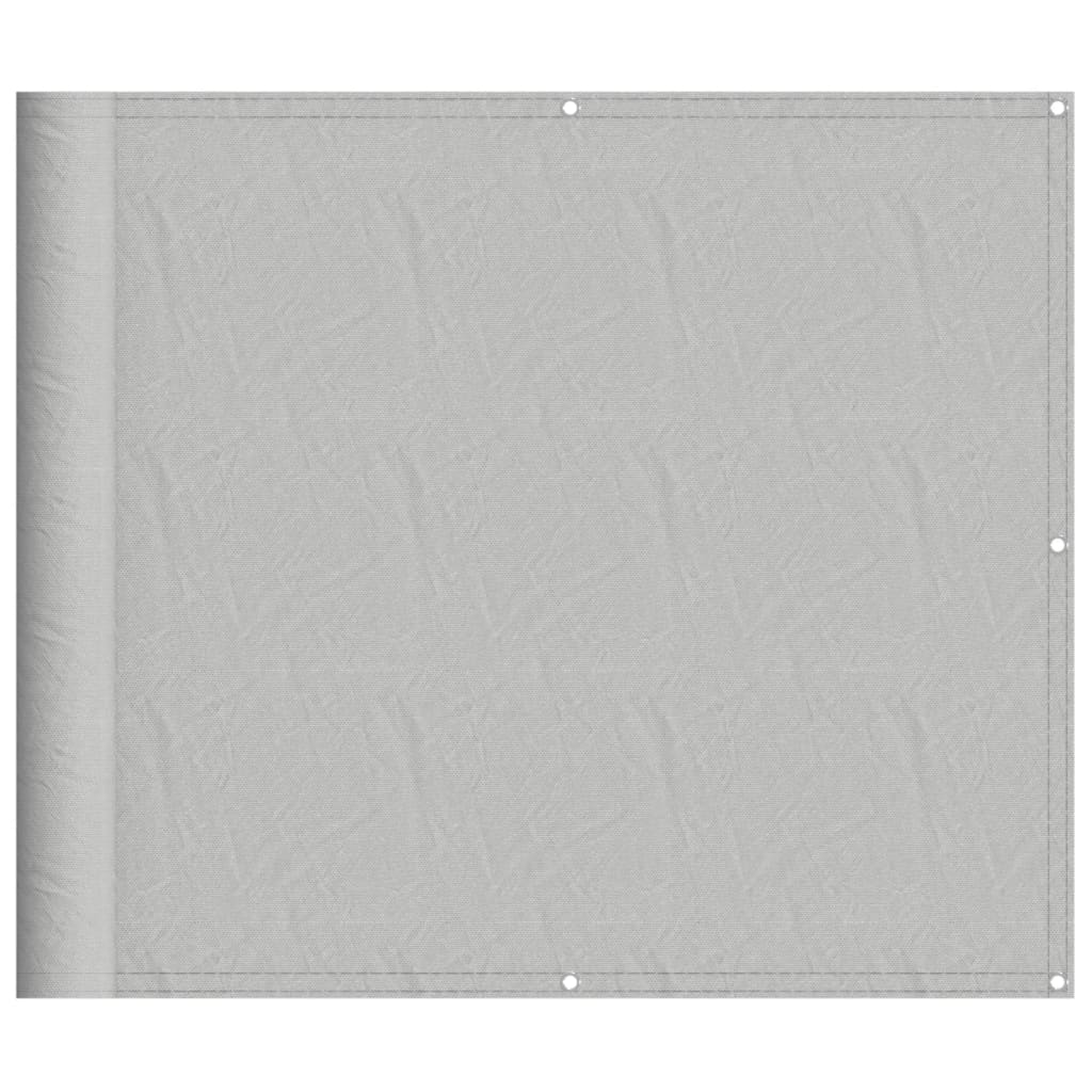 Balkonski zaslon svjetlosivi 90 x 300 cm 100 % poliester Oxford