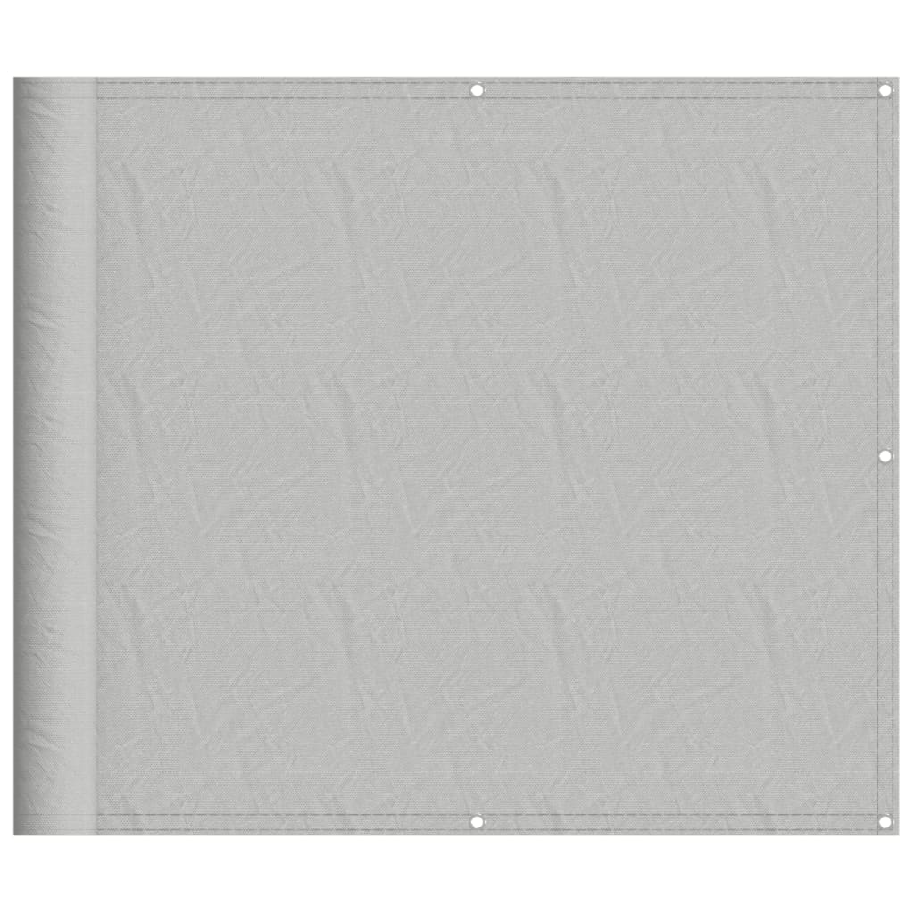 Balkonski zaslon svjetlosivi 90 x 700 cm 100 % poliester Oxford