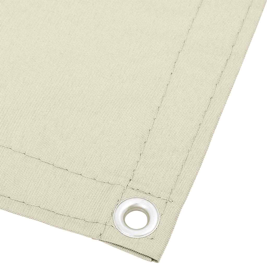 Balkonski zaslon krem 90x1000 cm 100 % poliester Oxford