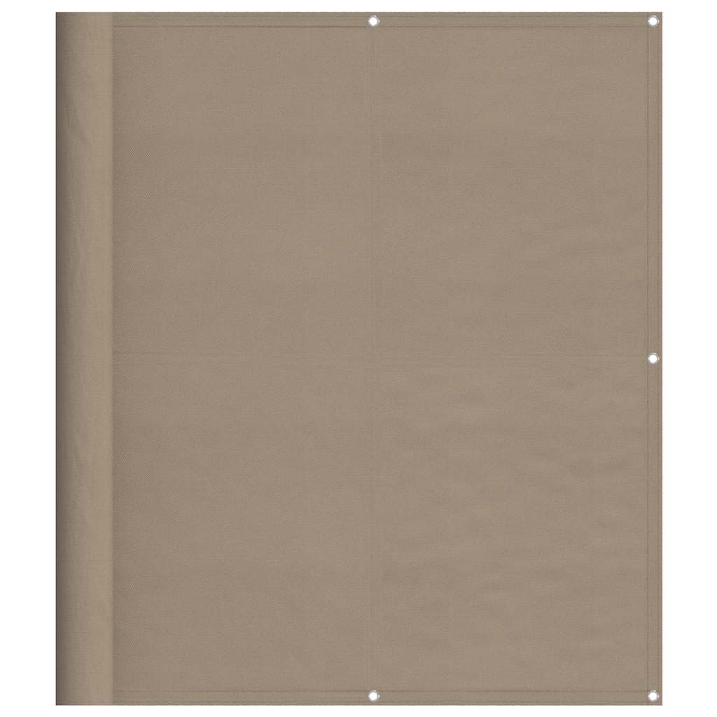 Balkonski zaslon smeđesivi 120x1000 cm 100 % poliester Oxford
