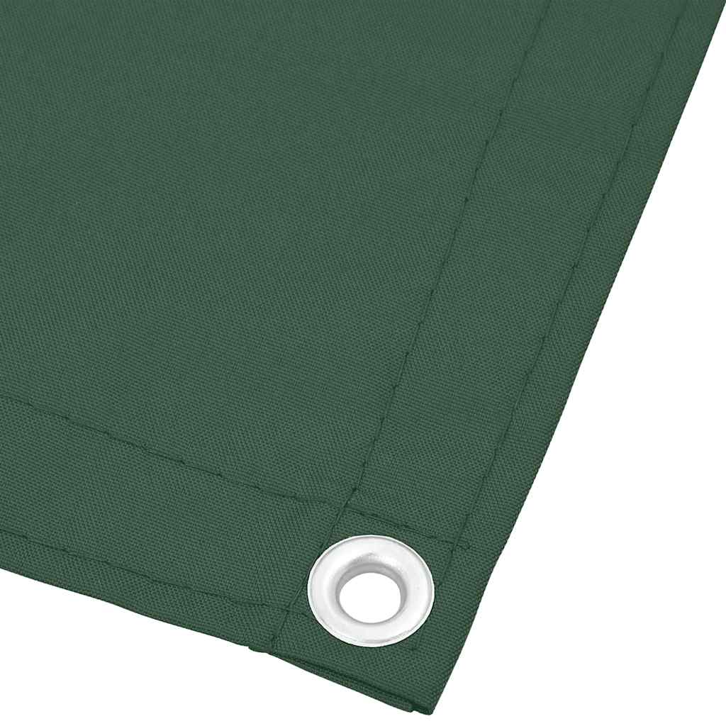 Balkonski zaslon tamnozeleni 75x700 cm 100 % poliester Oxford