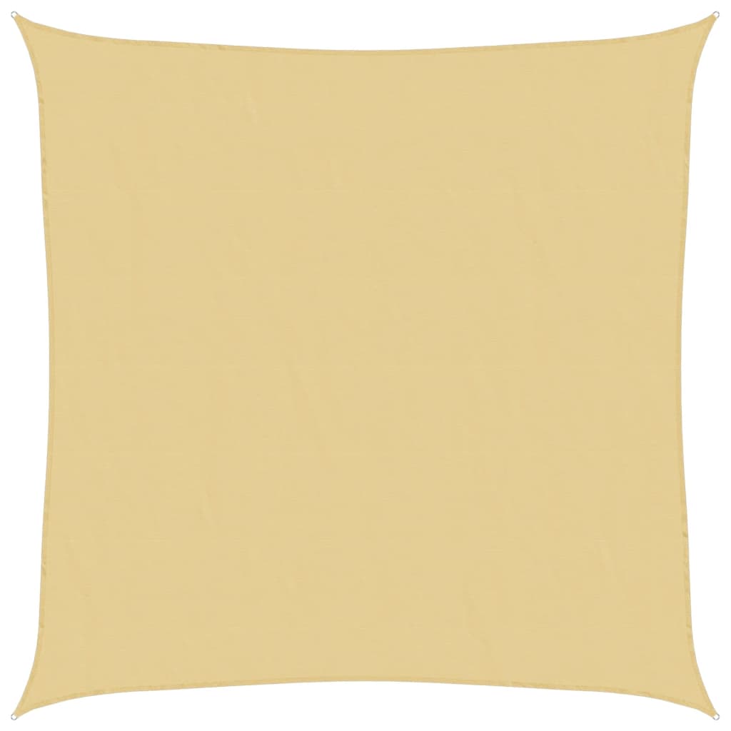 Jedro protiv sunca boje pijeska 3,6x3,6m 100 % poliester Oxford
