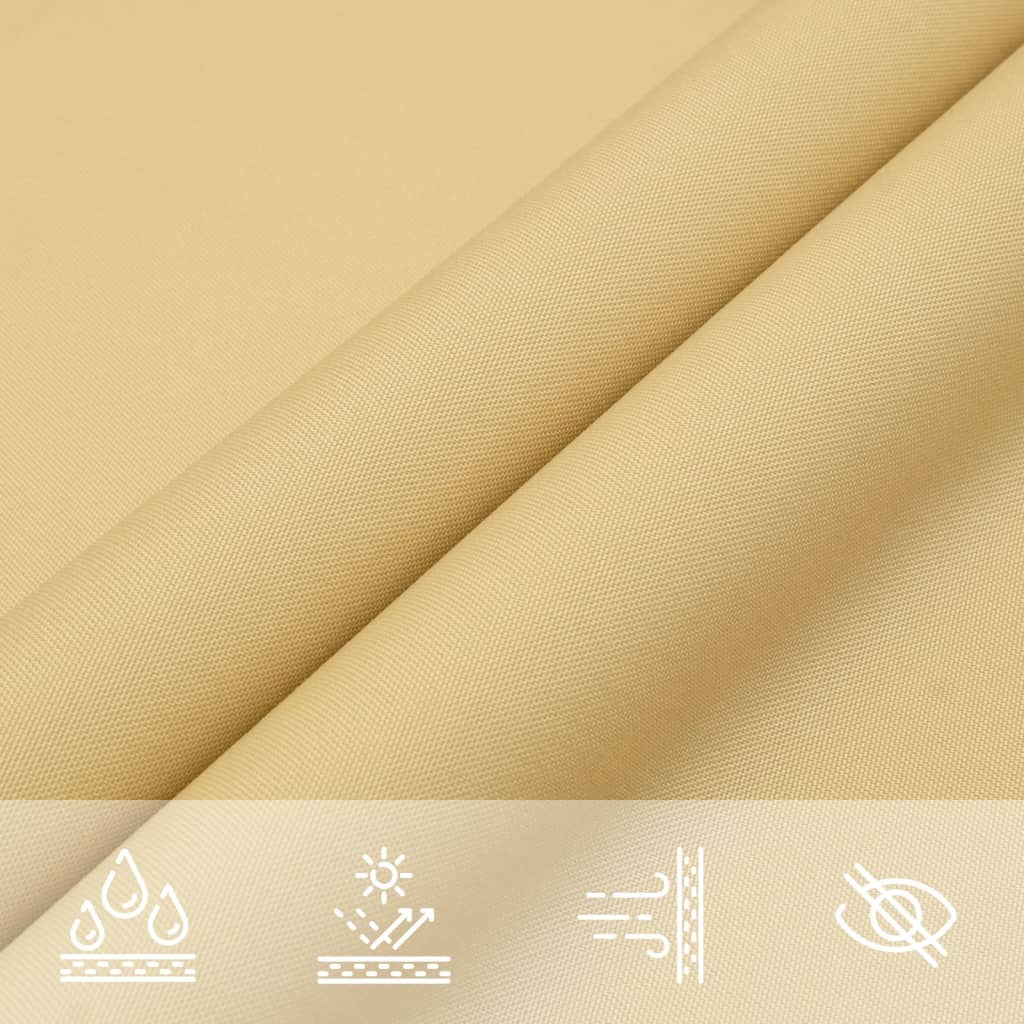 Jedro protiv sunca boje pijeska 3,5x2 m 100 % poliester Oxford