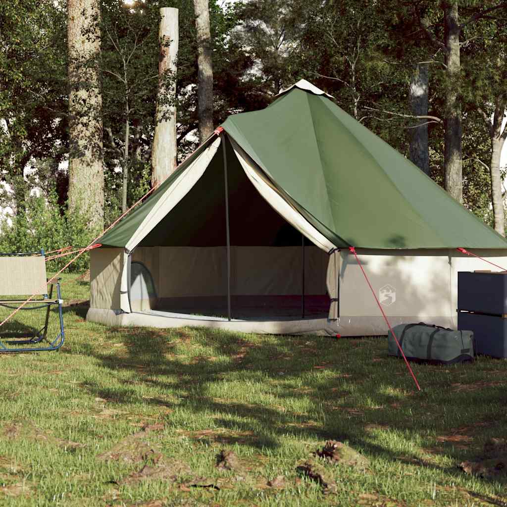 Obiteljski šator tipi za 6 osoba zeleni vodootporni