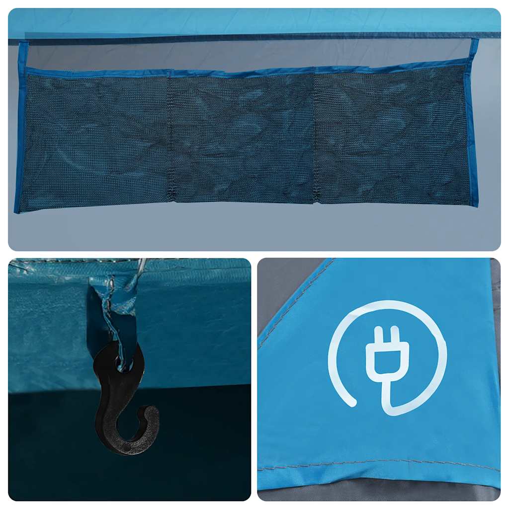 Obiteljski šator tipi za 10 osoba plavi vodootporni