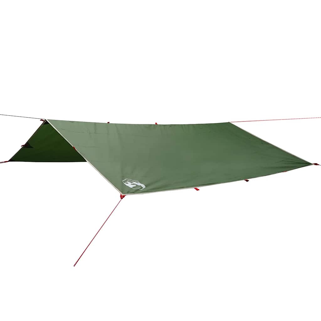 Cerada za kampiranje zelena 360 x 294 cm vodootporna