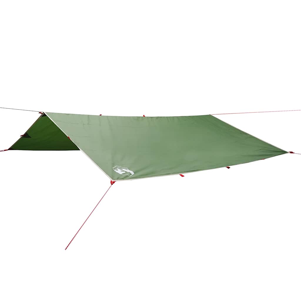 Cerada za kampiranje zelena 360 x 294 cm vodootporna