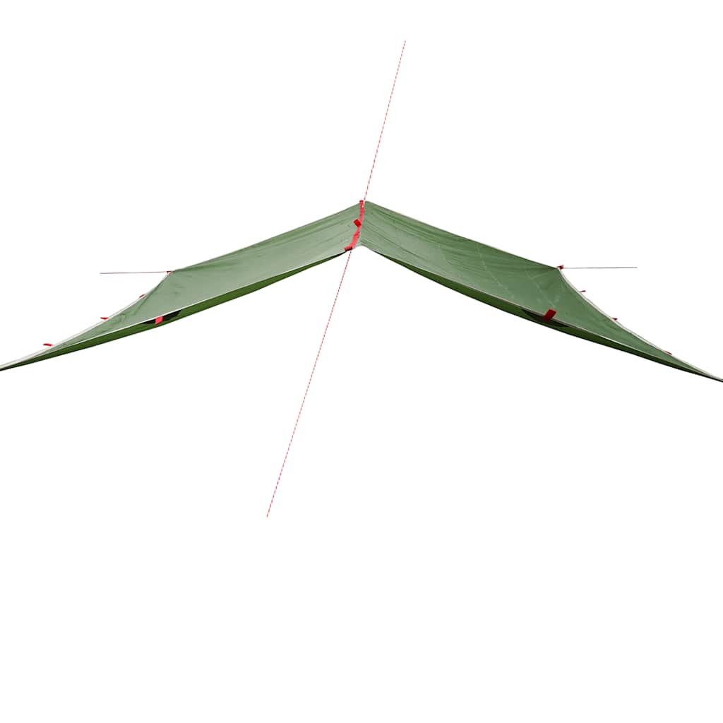 Cerada za kampiranje zelena 360 x 294 cm vodootporna