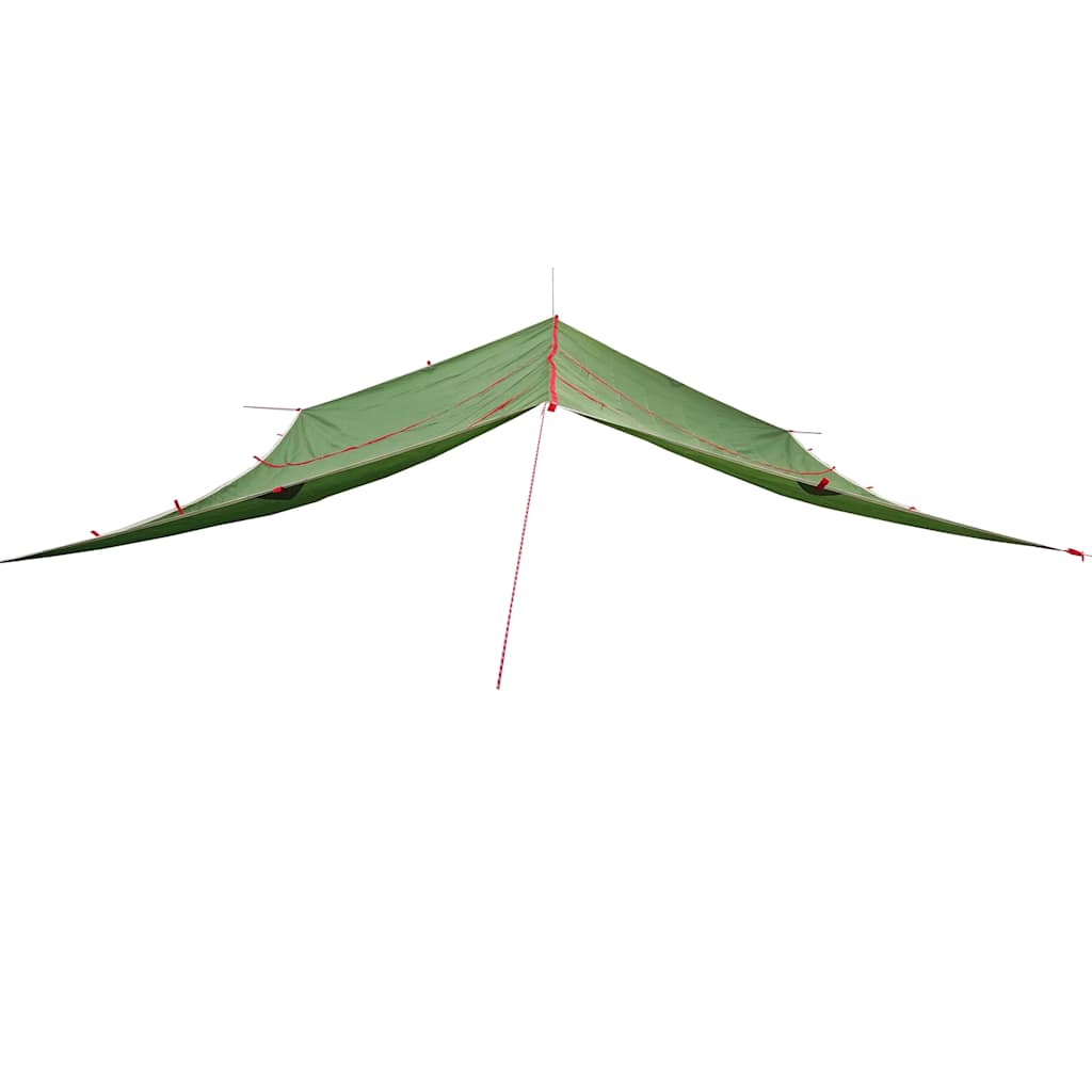Cerada za kampiranje zelena 420 x 294 cm vodootporna
