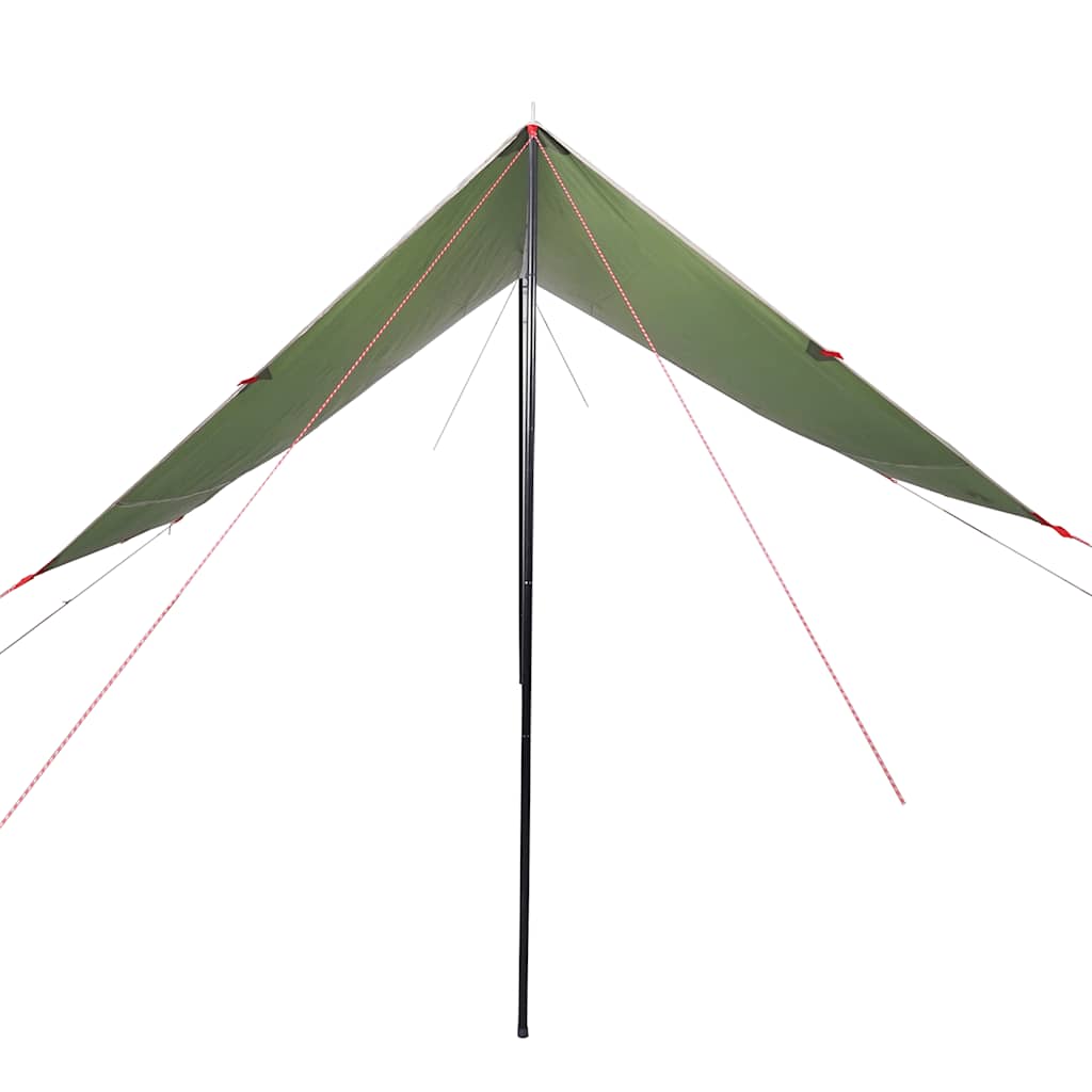 Cerada za kampiranje zelena 430 x 380 x 210 cm vodootporna