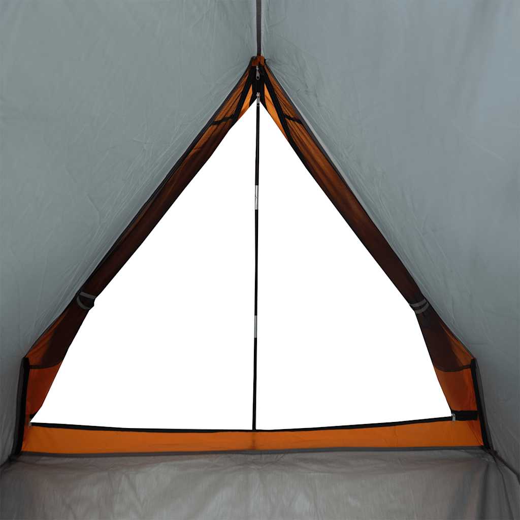 Šator za kampiranje s A-okvirom za 2 osobe sivi vodootporni