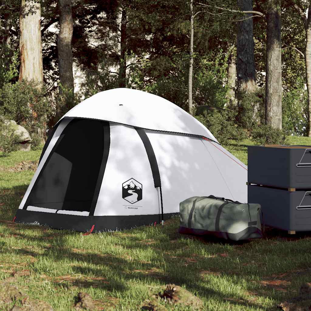Kupolasti šator za kampiranje za 1 osobu bijeli vodootporni