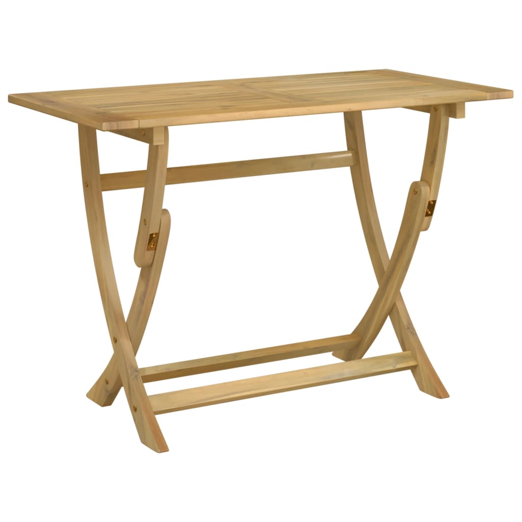 Sklopivi vrtni stol 110 x 55 x 75 cm od masivnog drva bagrema