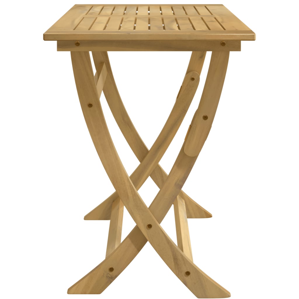 Sklopivi vrtni stol 110 x 55 x 75 cm od masivnog drva bagrema