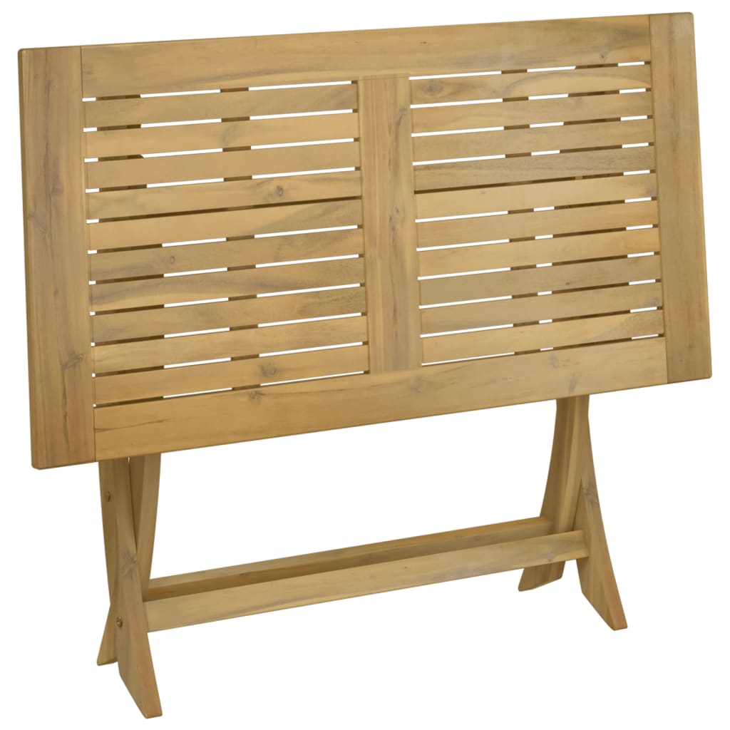 Sklopivi vrtni stol 110 x 55 x 75 cm od masivnog drva bagrema
