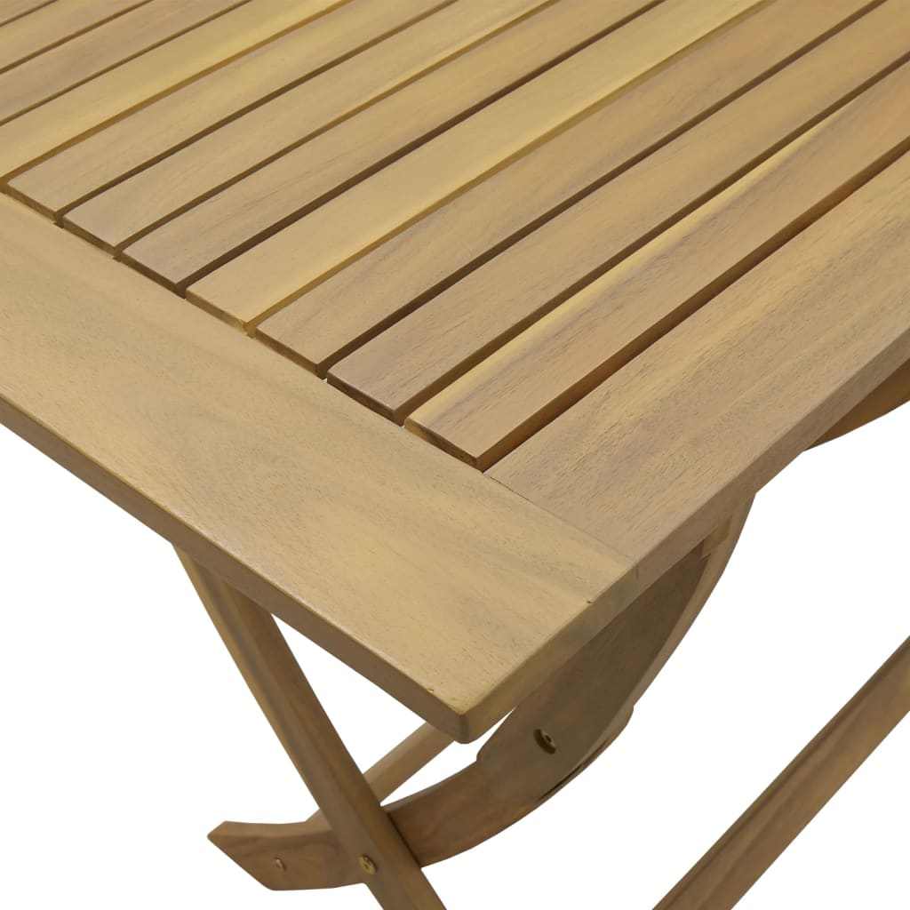 Sklopivi vrtni stol 110 x 55 x 75 cm od masivnog drva bagrema