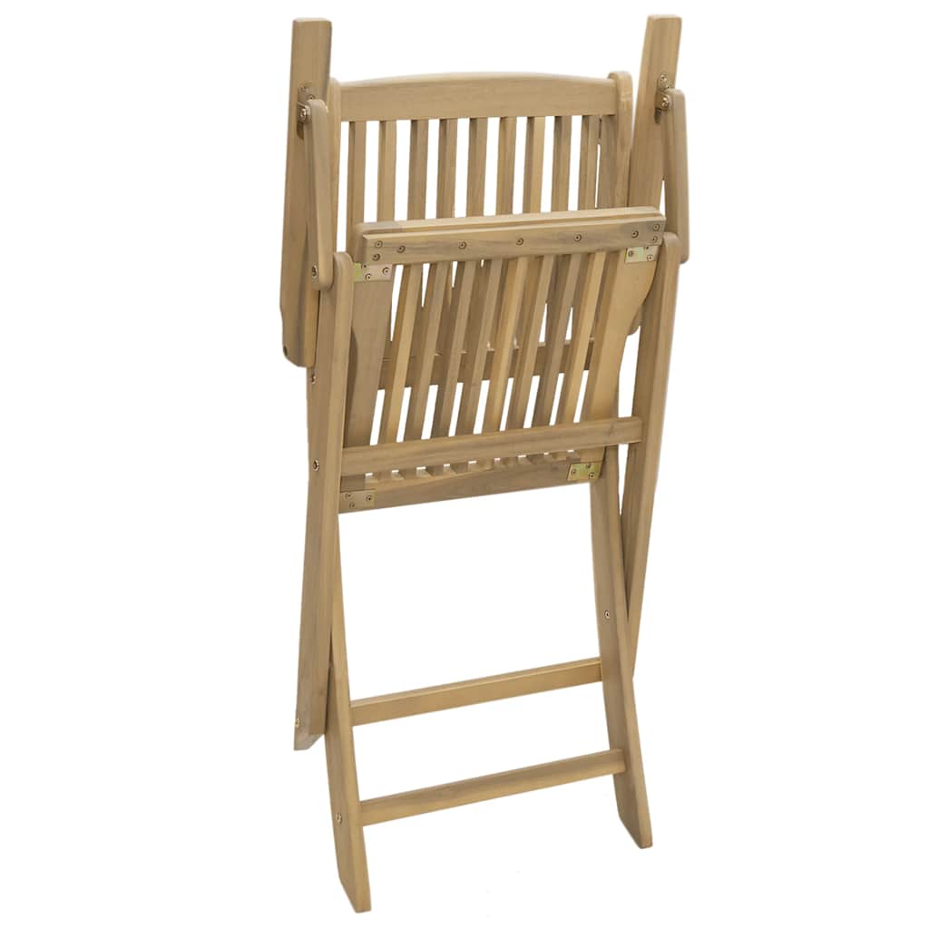 Sklopive vrtne stolice 2 kom 54 x 61 x 88 cm od drva bagrema