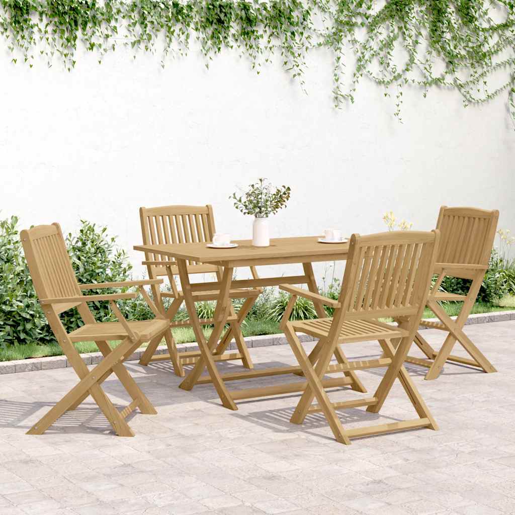 Sklopive vrtne stolice 4 kom 54x61x88 cm od drva bagrema