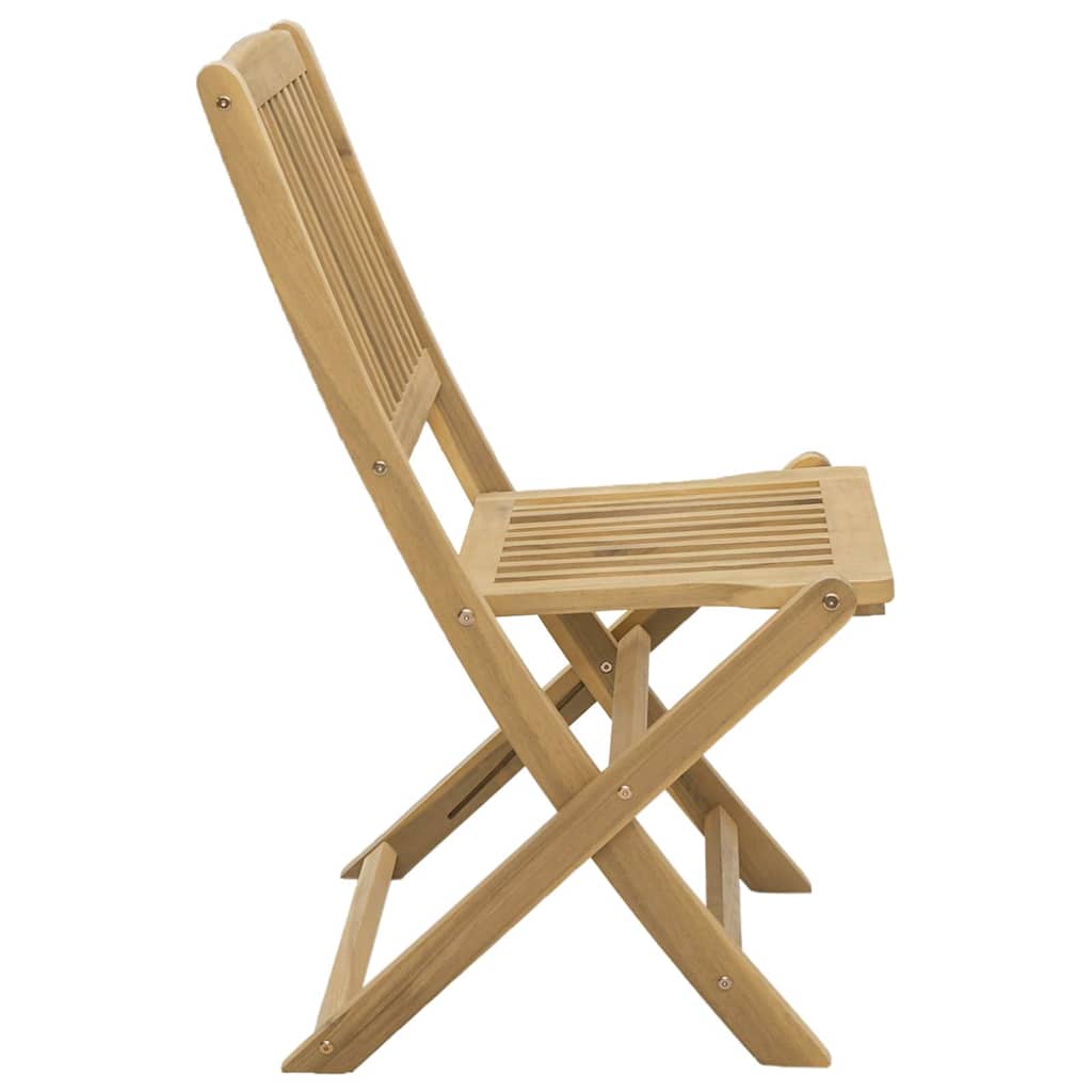 Sklopive vrtne stolice 4 kom 44x50x88 cm masivno drvo bagrema