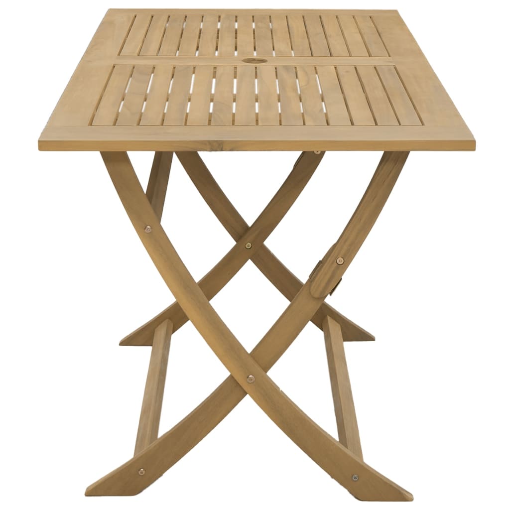 Sklopivi vrtni stol 120 x 70 x 75 cm od masivnog drva bagrema