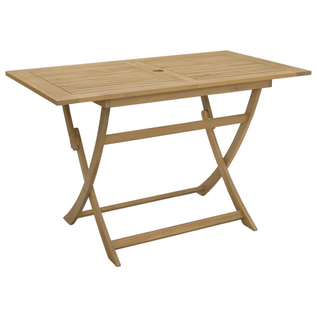 Sklopivi vrtni stol 120 x 70 x 75 cm od masivnog drva bagrema