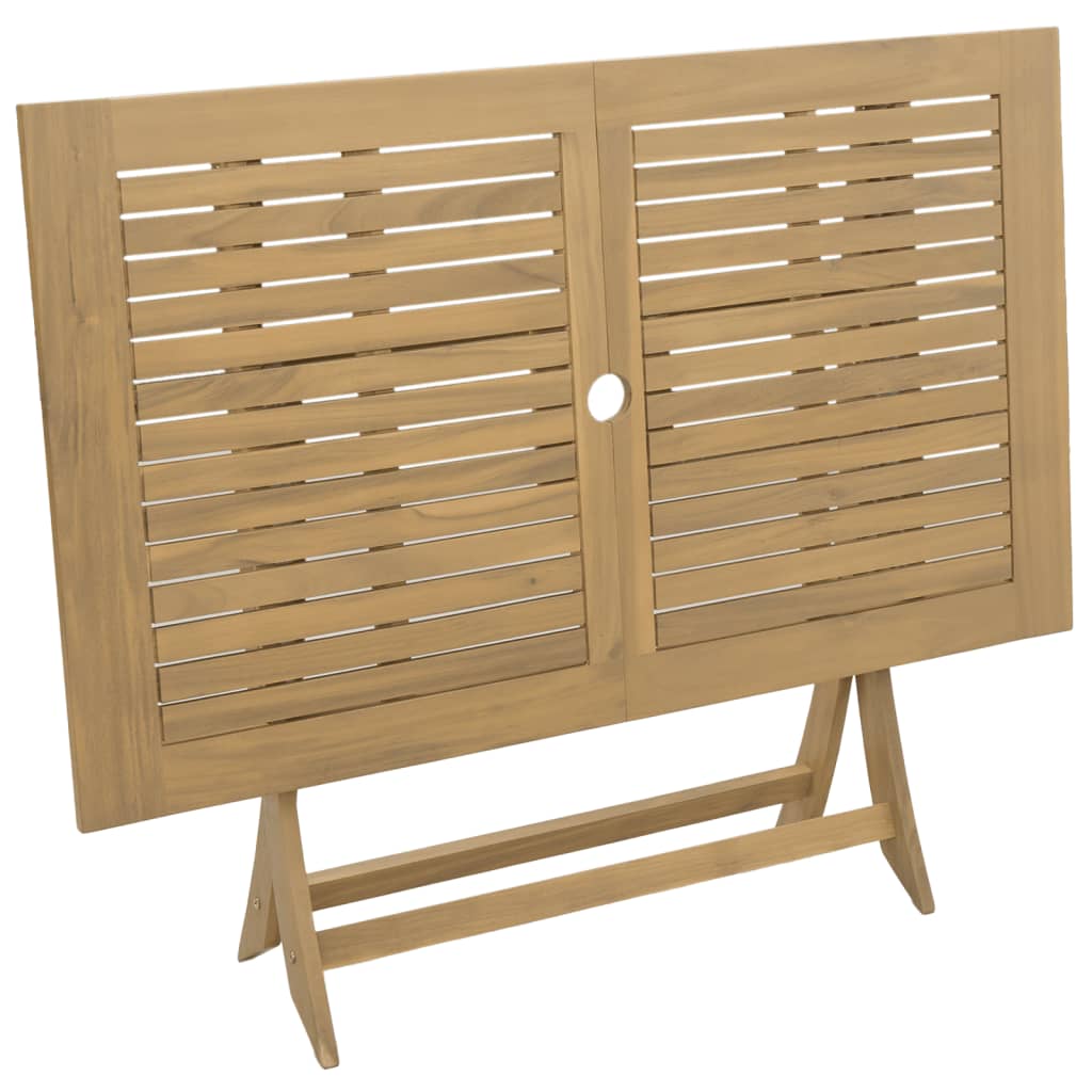 Sklopivi vrtni stol 120 x 70 x 75 cm od masivnog drva bagrema