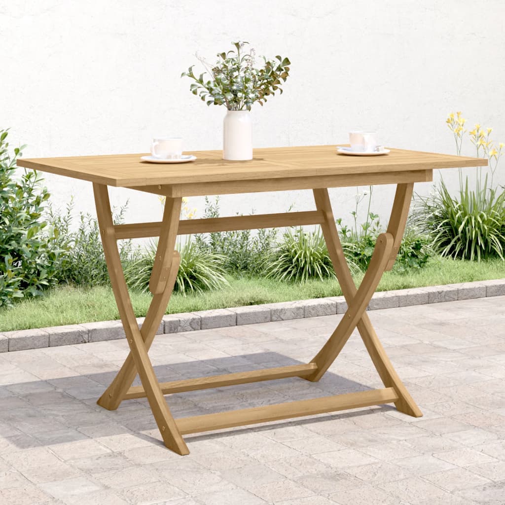 Sklopivi vrtni stol 120 x 70 x 75 cm od masivnog drva bagrema