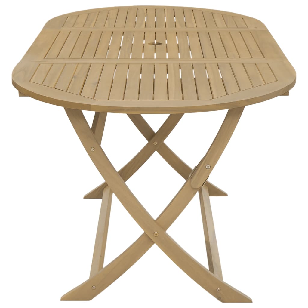 Sklopivi vrtni stol 160 x 85 x 75 cm od masivnog drva bagrema