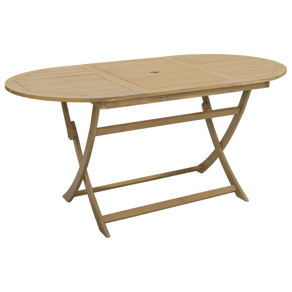 Sklopivi vrtni stol 160 x 85 x 75 cm od masivnog drva bagrema