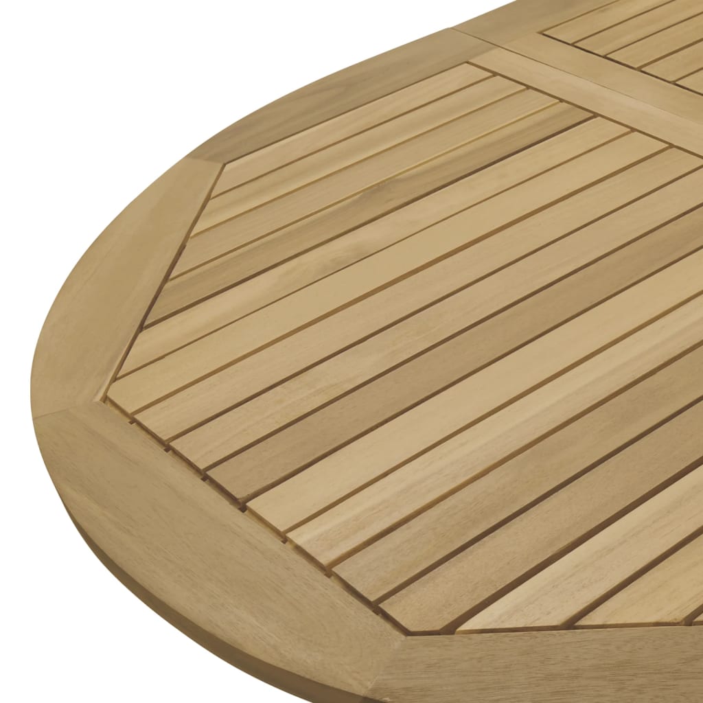 Sklopivi vrtni stol 160 x 85 x 75 cm od masivnog drva bagrema