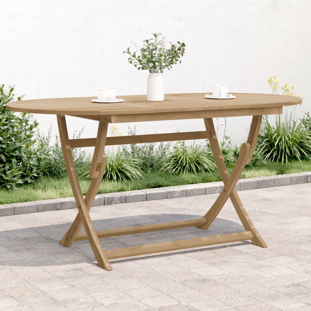 Sklopivi vrtni stol 160 x 85 x 75 cm od masivnog drva bagrema