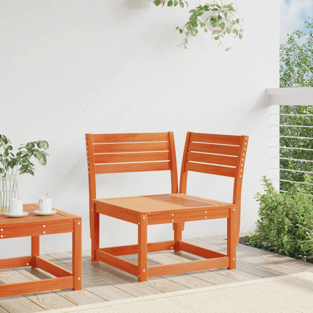 Kutna vrtna sofa voštano smeđa 73x73x78 cm od masivne borovine