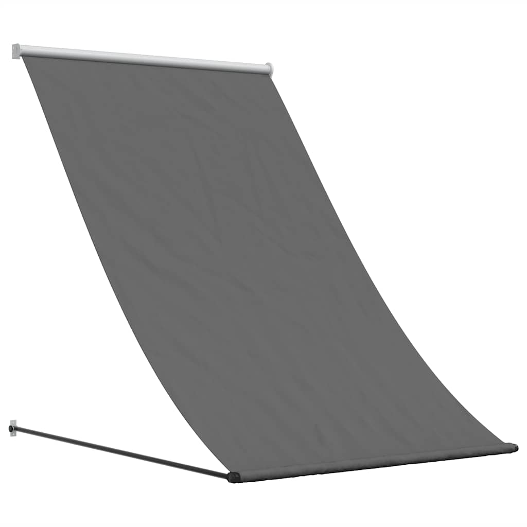 Tenda na uvlačenje antracit 100 x 150 cm od tkanine i čelika