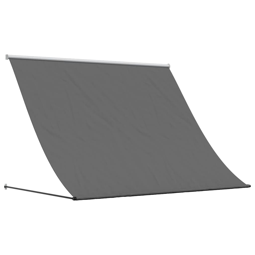 Tenda na uvlačenje antracit 250 x 150 cm od tkanine i čelika